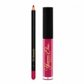 Lip Duo = Liquid Lipstick / Rouge à lèvres liquide (Nurelle / Vibrant Pink) + Lip Pencil #87