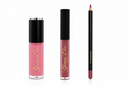 Lip Combo = Liquid Lipstick / Rouge à lèvres liquide (Zerra / Natural Pink) + Lip Pencil #37 + Lip Gloss (Rosque)